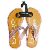 Wholesale - BEBE GIRLS CLEAR OMBRE PCU SANDAL W/RHINESTONES & STUD WELT DETAIL, UPC: 194587569965